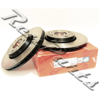 Диск гальмівний (передній) вентильований Renault Megane II (Рено Меган 2) - 1.4 i 16V (K4J). TRW Німеччина DF4364